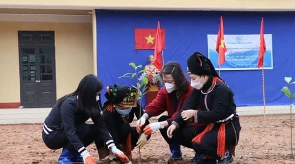 Hội Phụ nữ tỉnh Yên Bái ra quân "Tết trồng cây đời đời nhớ ơn Bác Hồ"