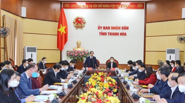 Bộ trưởng Bộ Giáo dục và Đào tạo Nguyễn Kim Sơn làm việc tại tỉnh Thanh Hóa