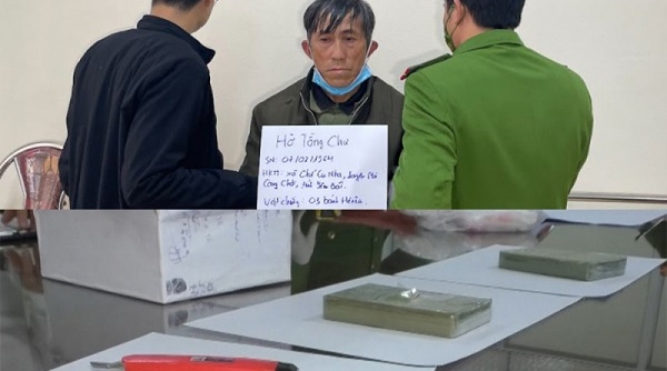 Công an Lào Cai bắt giữ đối tượng mua bán trái phép 03 bánh heroin
