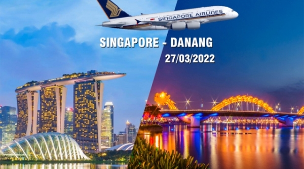 Singapore Airlines, hãng Hàng không quốc tế năm sao mở lại đường bay thương mại đến Đà Nẵng