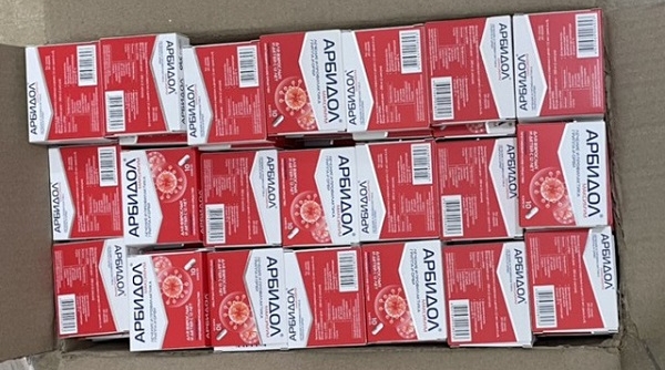 Thu giữ gần 500 hộp thuốc tân dược mang nhãn hiệu Arbidol tại Hà Nội