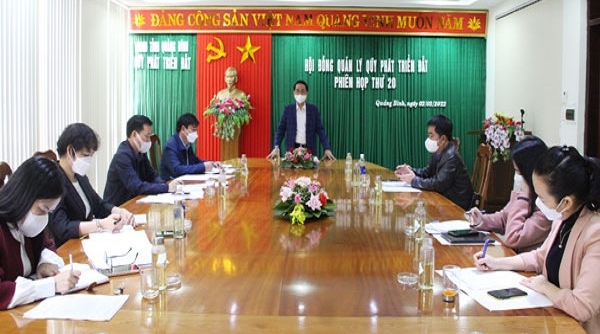 Hội đồng quản lý Quỹ phát triển đất tỉnh Quảng Bình tổ chức phiên họp thường kỳ lần thứ 20