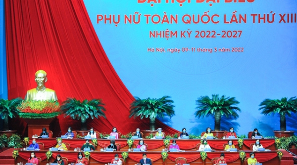 Thủ tướng Phạm Minh Chính tham gia Đoàn Chủ tịch Đại hội Phụ nữ toàn quốc lần thứ XIII