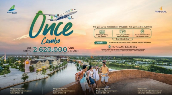Vi vu thả ga với combo ‘bay Bamboo Airways– nghỉ Vinpearl” giá chỉ từ hơn 2 triệu đồng