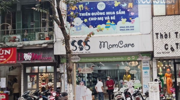 SSS Momcare Phố Huế, Hà Nội bán sản phẩm không tem nhãn phụ, mập mờ về nguồn gốc