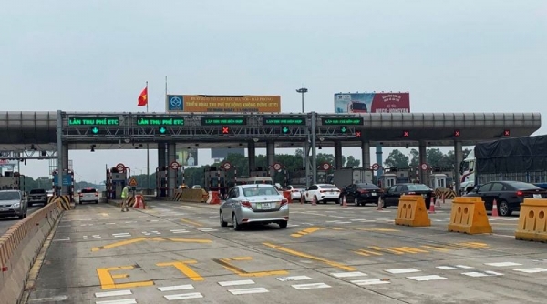 Cao tốc Hà Nội - Hải Phòng tạm dừng cung cấp dịch vụ thu phí một dừng và thu phí bằng thẻ trả trước từ ngày 05/05