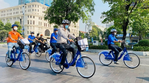 TP. Hồ Chí Minh dự kiến mở rộng dịch vụ xe đạp công cộng sang 5 quận