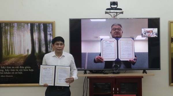 Thanh Hóa ký kết biên bản ghi nhớ hợp tác với Phòng Thương mại và Công nghiệp phía Bắc tỉnh Chungnam