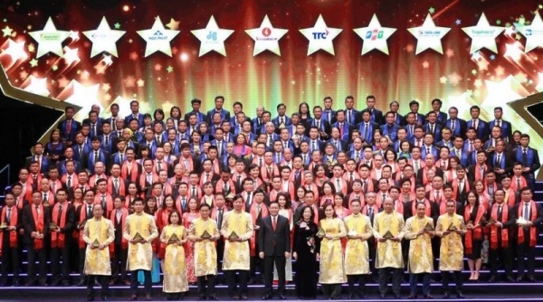 200 thương hiệu tiêu biểu đạt Giải thưởng Sao Vàng đất Việt năm 2021