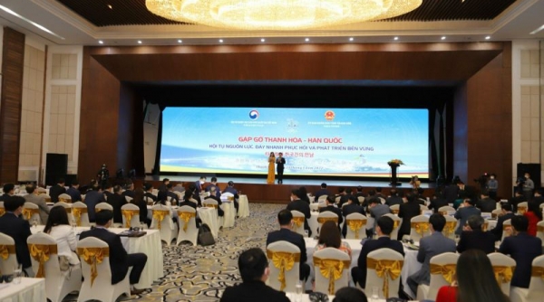 Hội nghị gặp gỡ Thanh Hóa - Hàn Quốc với chủ đề “Hội tụ nguồn nhân lực, đẩy nhanh phục hồi và phát triển bền vững”