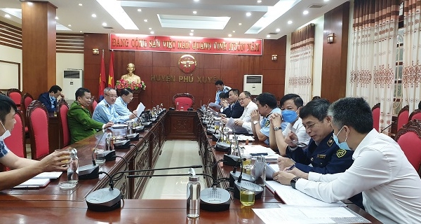 Ban Chỉ đạo 389 quốc gia làm việc, khảo sát tại huyện Phú Xuyên, TP. Hà Nội