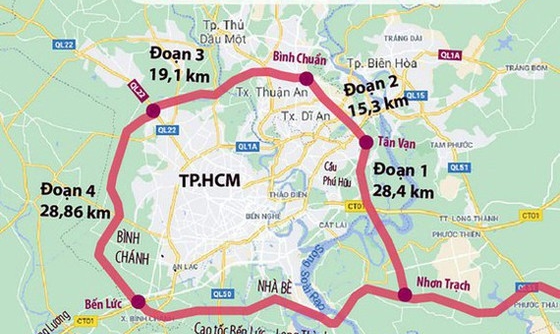 TP. Hồ Chí Minh yêu cầu rút ngắn thời gian thực hiện Dự án đường Vành đai 3 
