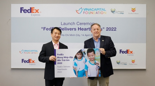 FedEx Việt Nam tiếp tục cung cấp dịch vụ chăm sóc sức khỏe cho trẻ em mắc tim bẩm sinh