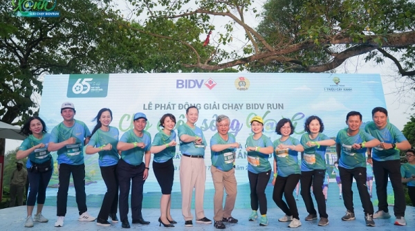 BIDV khởi động giải chạy BIDVRun - Cho cuộc sống Xanh 2022