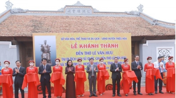 Khánh thành và dâng hương Đền thờ Lê Văn Hưu tại Thanh Hóa
