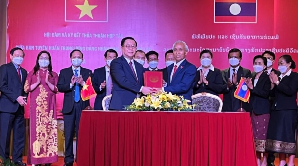Việt Nam - Lào tăng cường hợp tác trong lĩnh vực Tuyên giáo