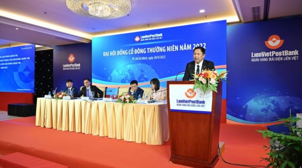 Đại hội cổ đông Ngân hàng Liên Việt thông qua phương án tăng vốn thêm 6.213 tỷ đồng