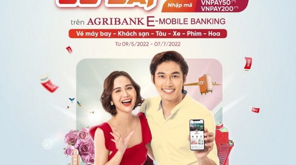 Giảm ngay 50% khi sử dụng các tiện ích trên ứng dụng Agribank E-Mobile Banking