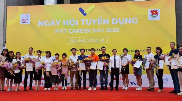 18 doanh nghiệp tham gia Ngày hội tuyển dụng PTIT Career Day 2022