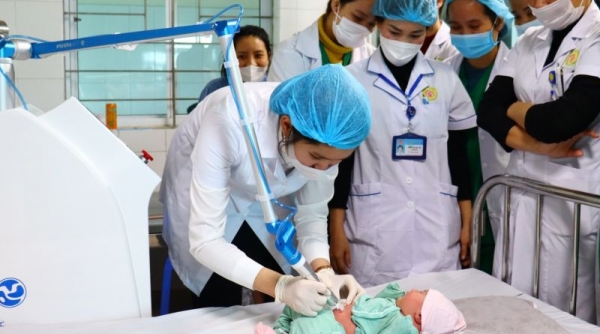 Bắc Ninh phấn đấu hơn 70% trẻ sơ sinh được tầm soát trong năm 2022