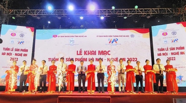 Tuần lễ sản phẩm Hà Nội-Nghệ An 2022: Điểm hẹn quảng bá thương hiệu, sản phẩm cho doanh nghiệp