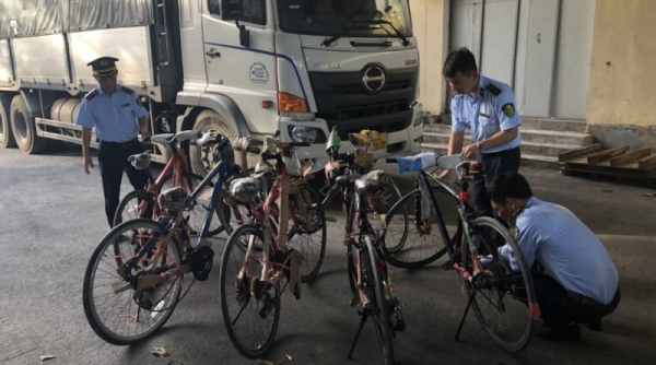 Hà Tĩnh: Phát hiện, xử lý lô xe đạp “bãi” nhập lậu