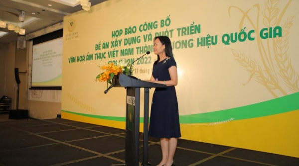 Xây dựng và phát triển văn hoá ẩm thực Việt Nam thành thương hiệu quốc gia, giai đoạn 2022 – 2024