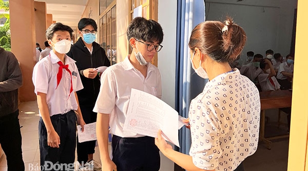 Đồng Nai bắt đầu chấm thi tuyển sinh lớp 10 năm học 2022-2023 từ mai 20/06