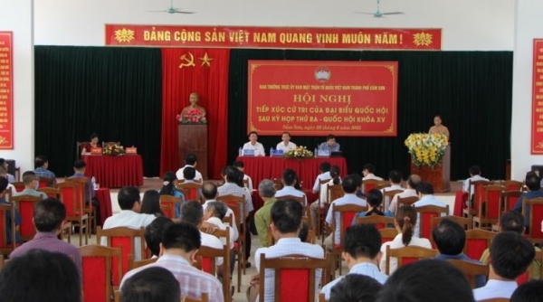 Đoàn ĐBQH tỉnh Thanh Hóa tiếp xúc cử tri huyện Hoằng Hoá và TP. Sầm Sơn