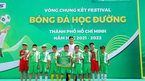 Hơn 150 đội bóng tham gia tranh tài tại Vòng chung kết Festival Bóng đá học đường TP.HCM năm học 2021-2022