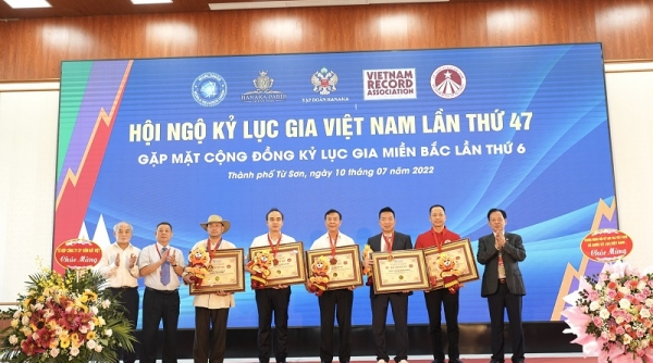  “Hội ngộ kỷ lục Việt Nam lần thứ 47 - Gặp mặt cộng đồng kỷ lục gia miền Bắc lần thứ 6”