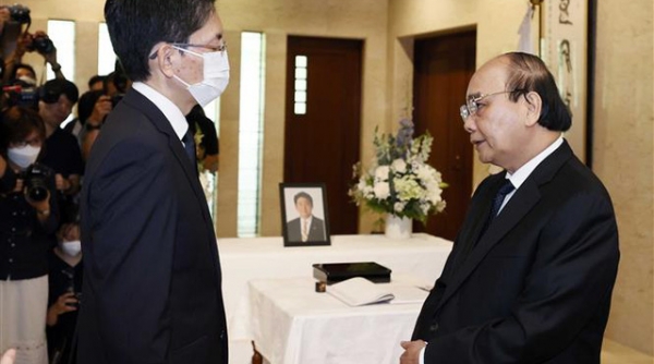 Lãnh đạo Đảng, Nhà nước viếng cố Thủ tướng Nhật Bản Abe Shinzo