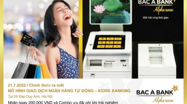 BAC A BANK chính thức ra mắt mô hình giao dịch ngân hàng tự động - KIOSK BANKING tại Hà Nội
