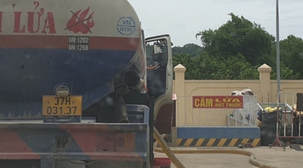 QLTT Nghệ An xử phạt cây xăng nhượng quyền mua dầu diesel ngoài hệ thống phân phối