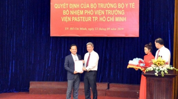 Bổ nhiệm Phó Viện trưởng Viện Pasteur TP. Hồ Chí Minh làm Giám đốc Sở Y tế TP Cần Thơ