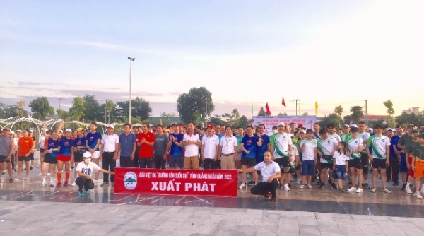 Lần đầu tiên Quảng Ngãi tổ chức thành công giải Việt dã “Đường lên Suối Chí” năm 2022