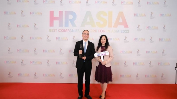 Tập đoàn BRG được vinh danh là “Nơi làm việc tốt nhất châu Á” năm 2022