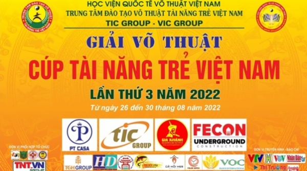 Hàng ngàn VĐV tranh tài tại Giải Võ thuật Cup Tài năng trẻ Việt Nam lần thứ 3