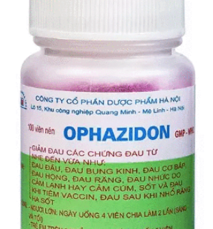 Phát hiện thuốc viên nén Ophazidon giảm đau, hạ sốt bị làm giả