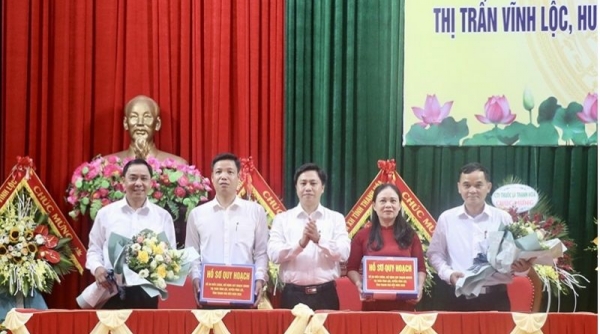 Thanh Hoá công bố Quyết định phê duyệt đồ án Điều chỉnh, mở rộng quy hoạch chung thị trấn Vĩnh Lộc