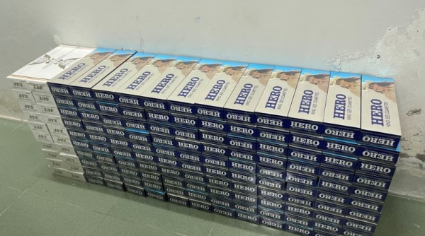 Phát hiện 1.400 bao thuốc lá điếu nhập lậu tại Kiên Giang