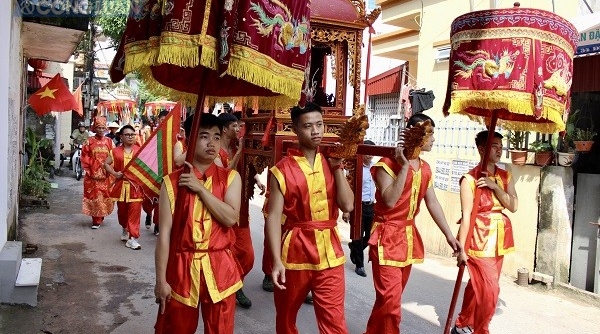 Những hình ảnh Lễ rước nước Lễ hội chọi trâu truyền thống Đồ Sơn năm 2022 tại Hải Phòng