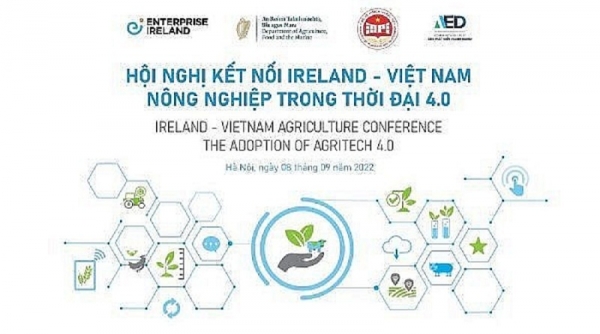 Hội nghị kết nối Ireland - Việt Nam về nông nghiệp 4.0: Trao đổi kinh nghiệm và thúc đẩy hợp tác trong lĩnh vực nông nghiệp 