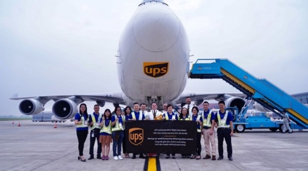 UPS ra mắt chặng bay mới tại Hà Nội nhằm tăng cường năng lực và độ tin cậy cho hoạt động thương mại quốc tế