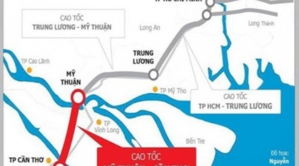 Bộ Giao thông Vận tải chỉ đạo đẩy nhanh thi công để thông xe cao tốc Mỹ Thuận - Cần Thơ trước 30/04/2023