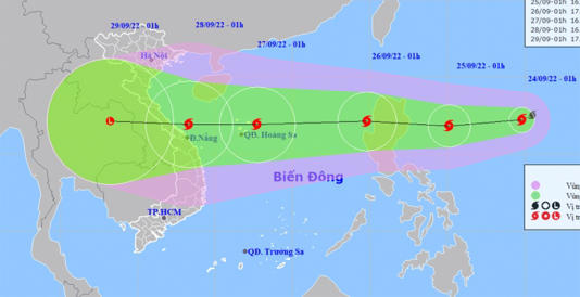 Thông báo bão: Bão Noru giật cấp 11 tiến vào Biển Đông
