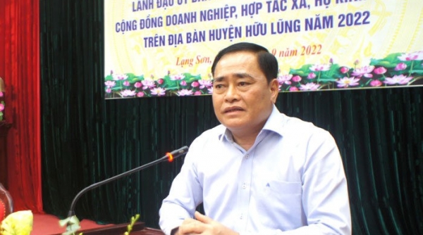 Lãnh đạo tỉnh Lạng Sơn làm việc với cộng đồng doanh nghiệp trên địa bàn huyện Hữu Lũng