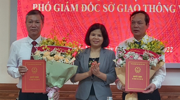 Bắc Ninh bổ nhiệm 02 Phó Giám đốc Sở Giao thông vận tải