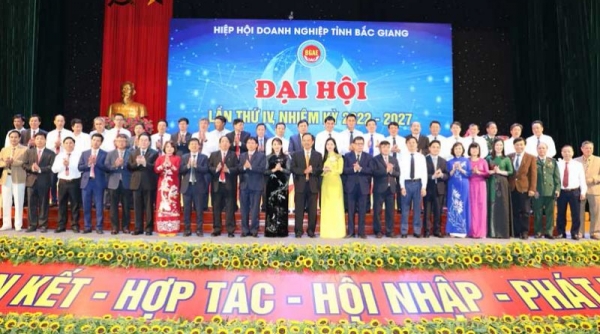 Ông Bùi Văn Hạnh tái đắc cử Chủ tịch Hiệp hội Doanh nghiệp tỉnh Bắc Giang khóa IV