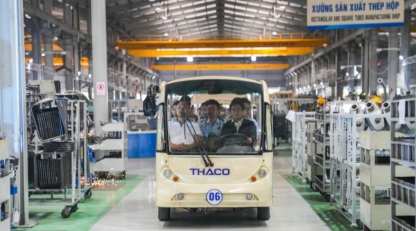 Hiệp hội Công nghiệp hỗ trợ Việt Nam (VASI) đến làm việc với THACO INDUSTRIES